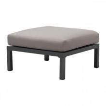 Zuo 703899 - Santorini Ottoman Dark Gray & Gray