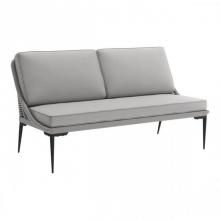 Zuo 703917 - Tahiti Sofa Black & Dark Gray