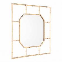 Zuo A10776 - Bamboo Square Mirror Gold