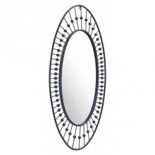 Zuo A12202 - Cusp Oval Mirror Black