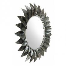 Zuo A12216 - Leaf Round Mirror Black