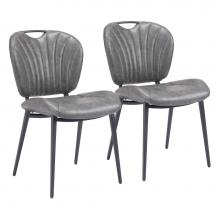 Zuo 109338 - Terrence Dining Chair (Set of 2) Vintage Gray