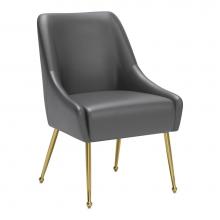 Zuo 109713 - Maxine Dining Chair Gray and Gold