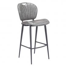 Zuo 109340 - Terrence Bar Chair Vintage Gray