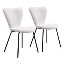 Zuo 109658 - Thibideaux Dining Chair (Set of 2) Ivory