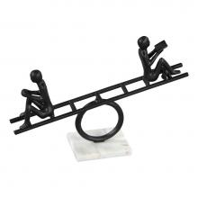 Zuo A12275 - Teeter Table Art Black and White