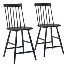 Zuo 109500 - Ashley Counter Chair (Set of 2) Black