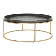 Zuo 109385 - Jahre Coffee Table Black and Brass