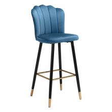 Zuo 109513 - Zinclair Bar Chair Blue
