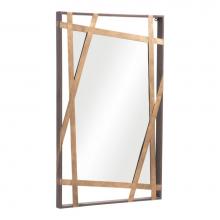 Zuo A12255 - Tolix Mirror Antique Gold and Black