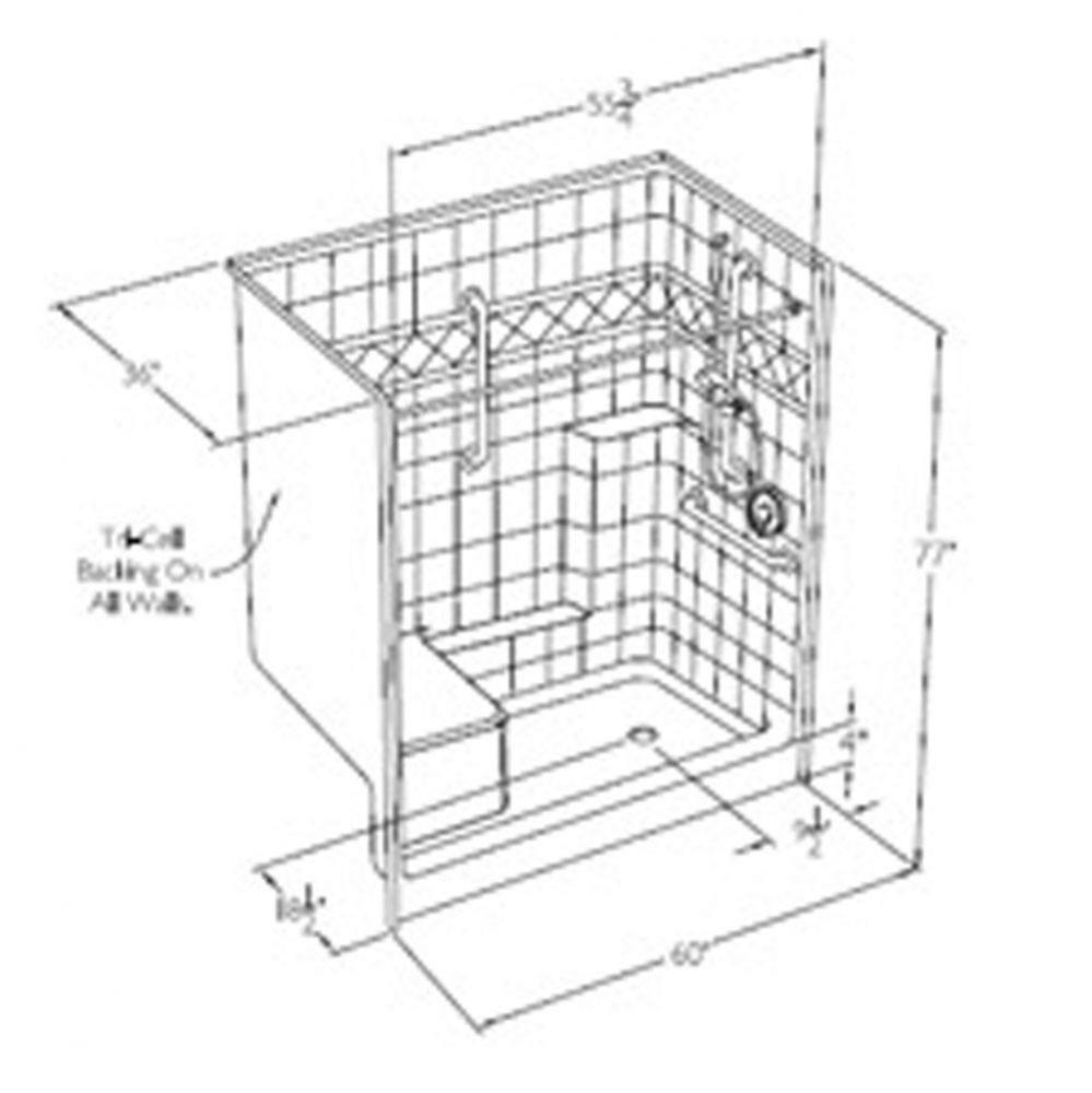 SST6036SH MS Labor & Delivery Plumbing Shower