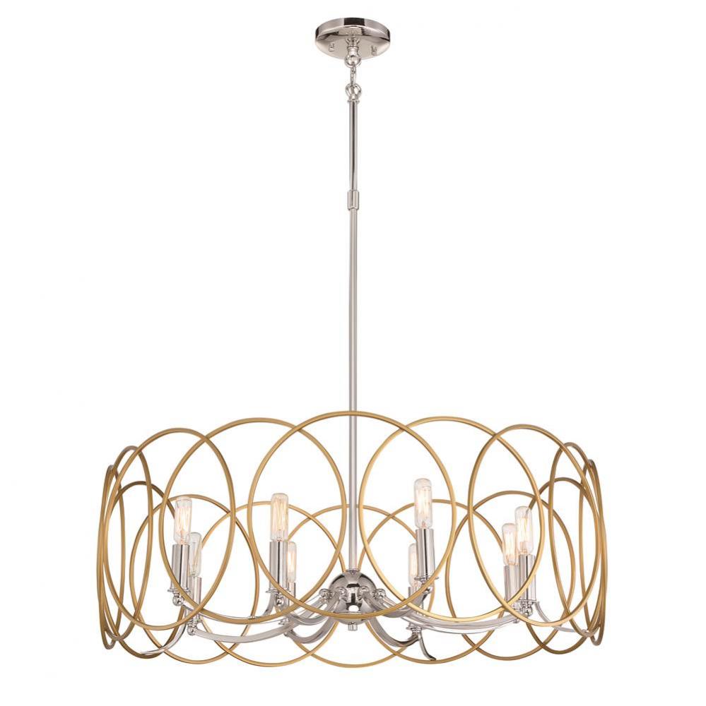 CHASSELL- 8 LT CHANDELIER