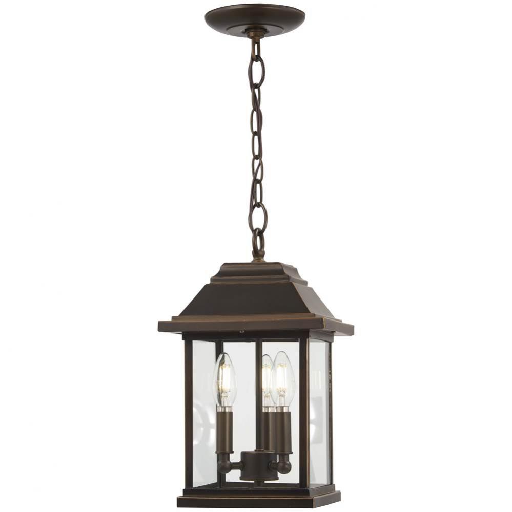 3 Light Chain Hung Lantern