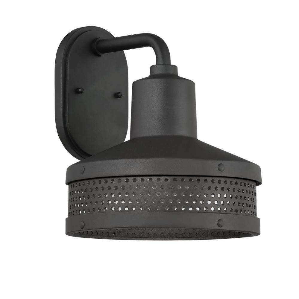 Abalone Point 1-Light Sand Coal Outdoor Wall Mount