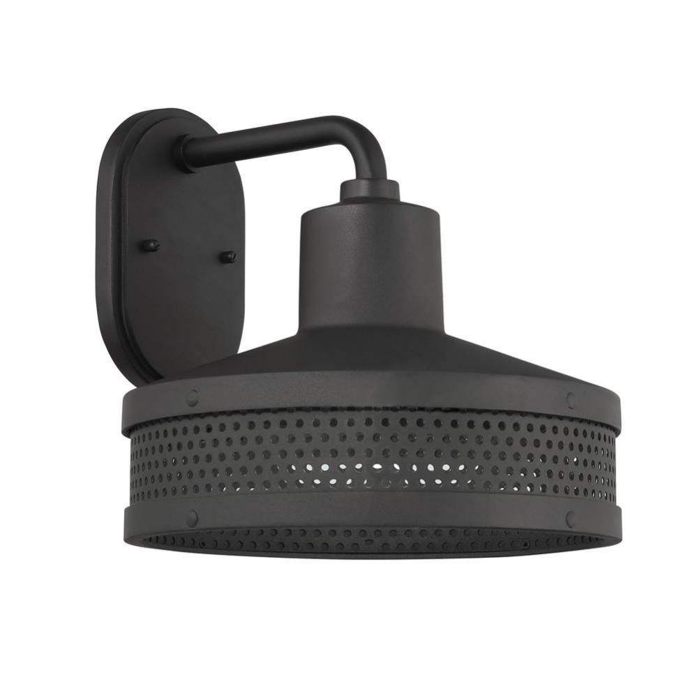 Abalone Point 1-Light Sand Coal Outdoor Wall Mount
