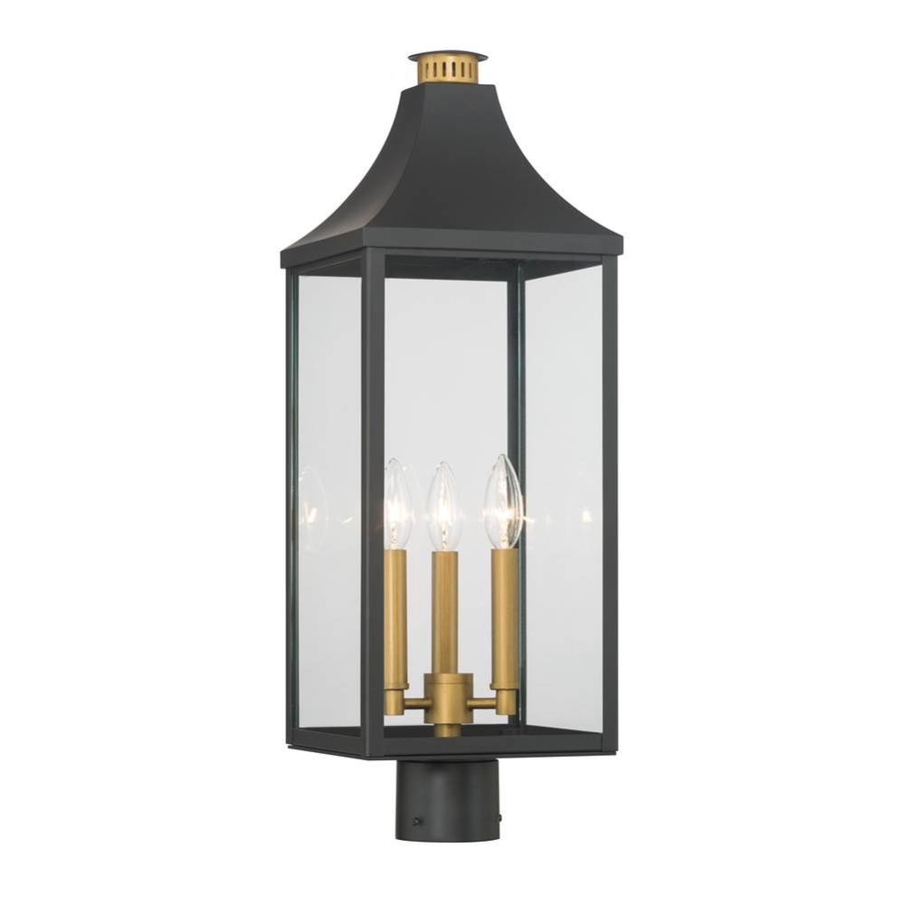 Hurstborne 25'' High 3-Light Outdoor Post Lantern