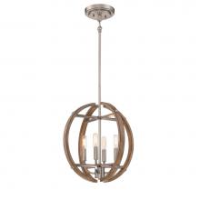 The Great Outdoors 4012-280 - COUNTRY ESTATES- 4 LT PENDANT