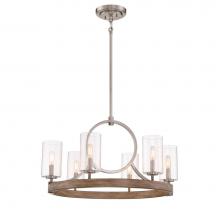 The Great Outdoors 4015-280 - COUNTRY ESTATES- 6 LT CHANDELIER
