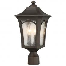 The Great Outdoors 71216-143C - 3 Light Outdoor Post