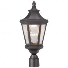 The Great Outdoors 71826-143-L - 1 Light Outdoor Led Post Mount Lantern