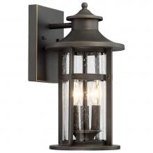 The Great Outdoors 72552-143C - 3 Light Outdoor Wall Lamp