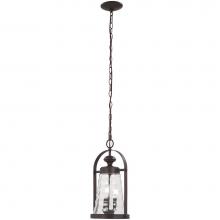 The Great Outdoors 72624-615B - 3 Light Outdoor Chain Hung Lantern