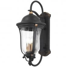 The Great Outdoors 73233-738 - 3 Light Outdoor Wall Mount