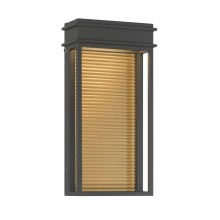 The Great Outdoors 79500-877-L - Clyne 15'' High LED Outdoor Wall Sconce