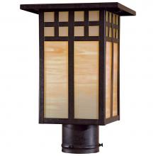 The Great Outdoors 8605-A179-PL - 1 Light Post Mount