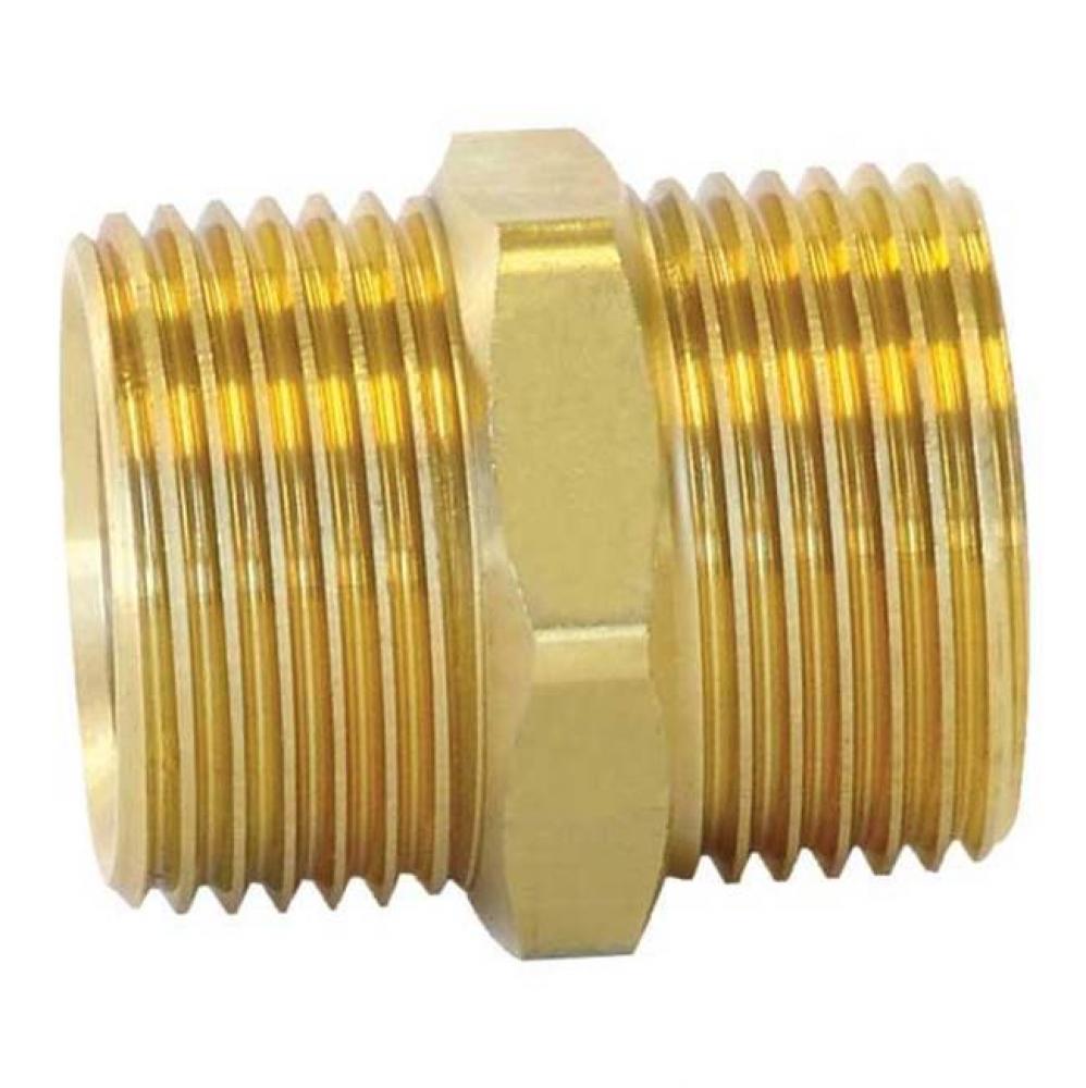 QS-style Coupling Nipple, R25 x R25 (for 3/4'' and 5/8'' tubing only)