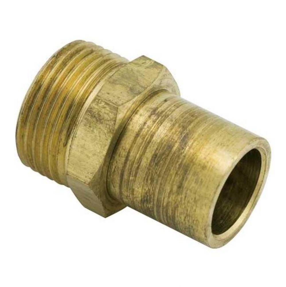 Qs-Style Copper Fitting Adapter, R25 X 1'' Copper (For 3/4'' And 5/8'&apo