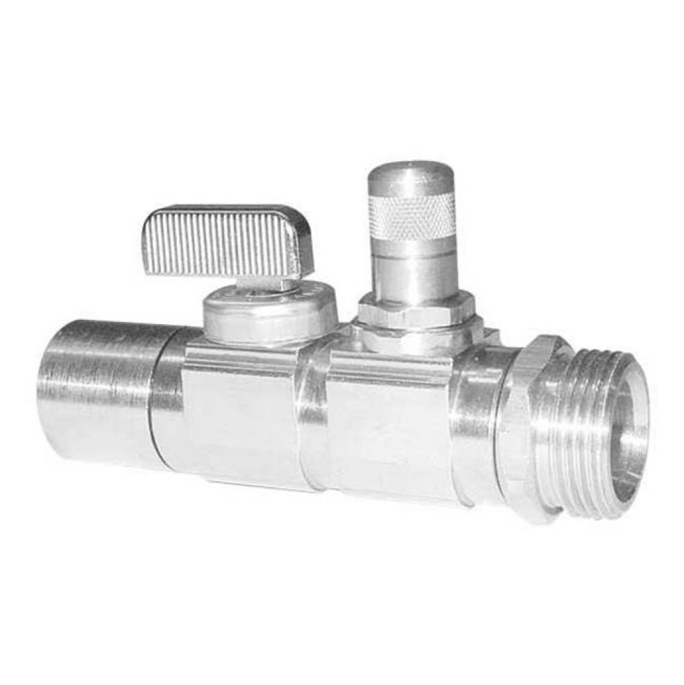 Ball And Balancing Valve, R20 Thread X 3/4'' Copper Adapter