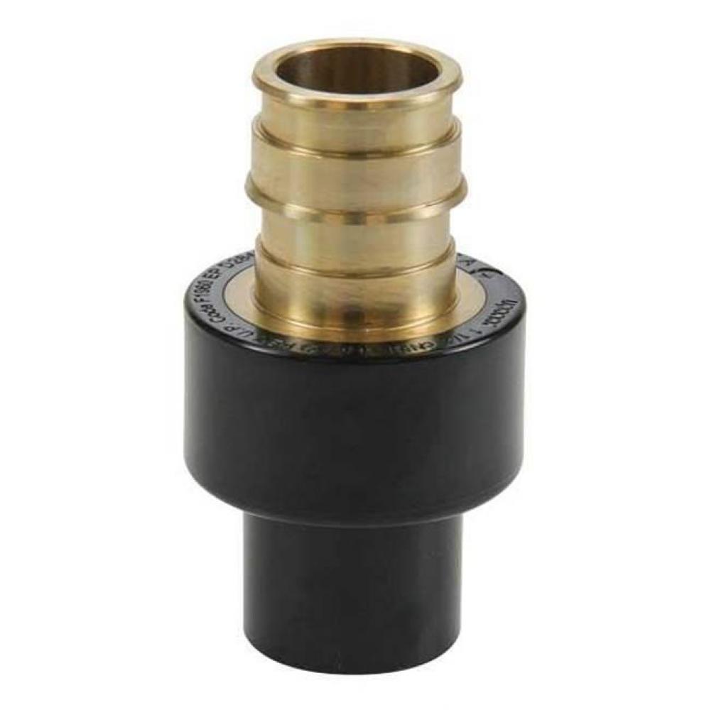 Propex Lf Brass X Cpvc Spigot Adapter, 1 1/4'' Pex X 1 1/4'' Cpvc (Cts)