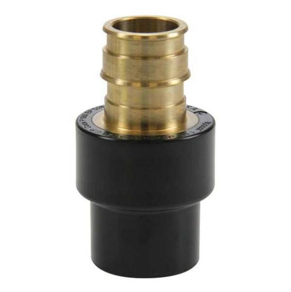 Propex Lf Brass X Cpvc Socket Adapter, 1 1/4'' Pex X 1 1/4'' Cpvc (Cts)