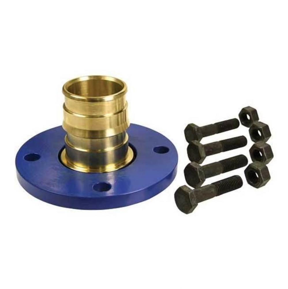 Propex Lf Brass Flange Adapter Kit, 2 1/2'' Pex (150 Lb.)