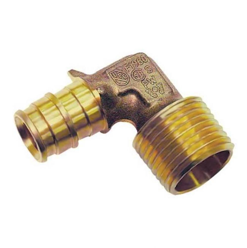 Propex Lf Brass Elbow, 1/2'' Pex X 1/2'' Mip