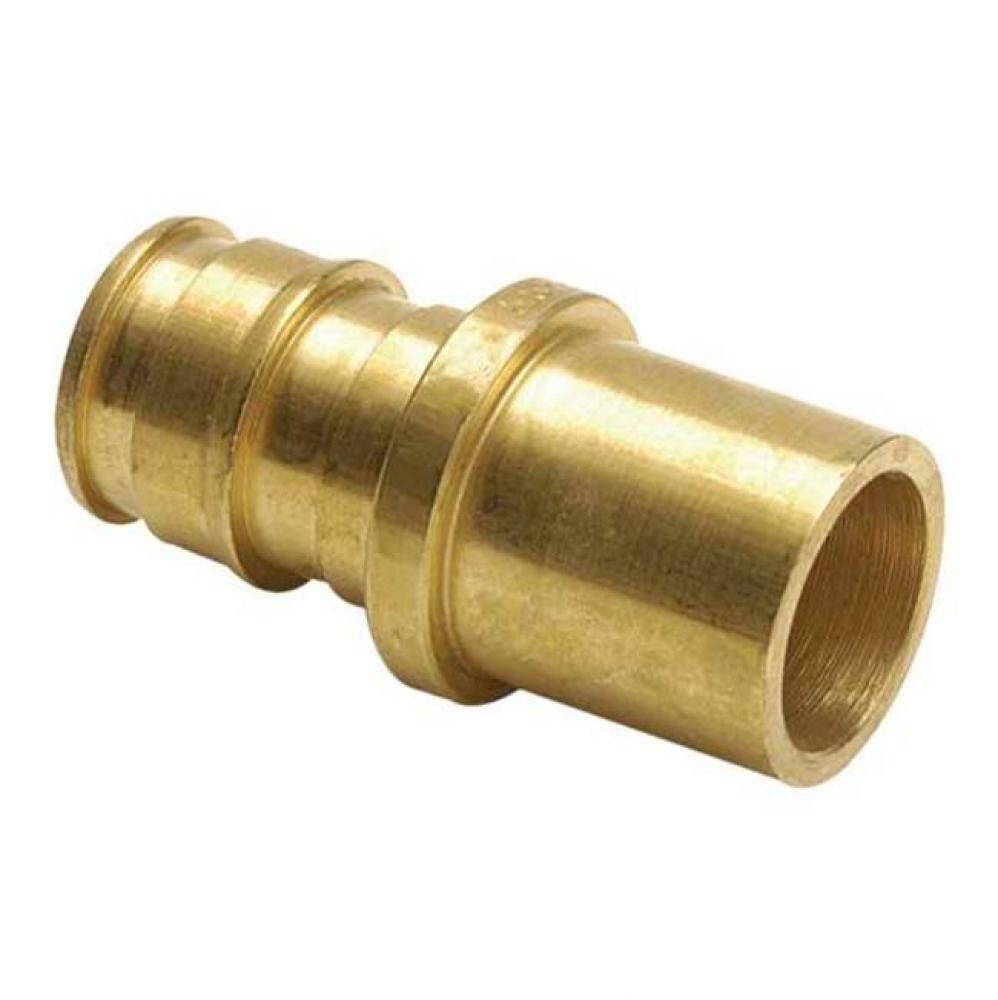 Propex Lf Brass Sweat Fitting Adapter, 1'' Pex X 1'' Copper