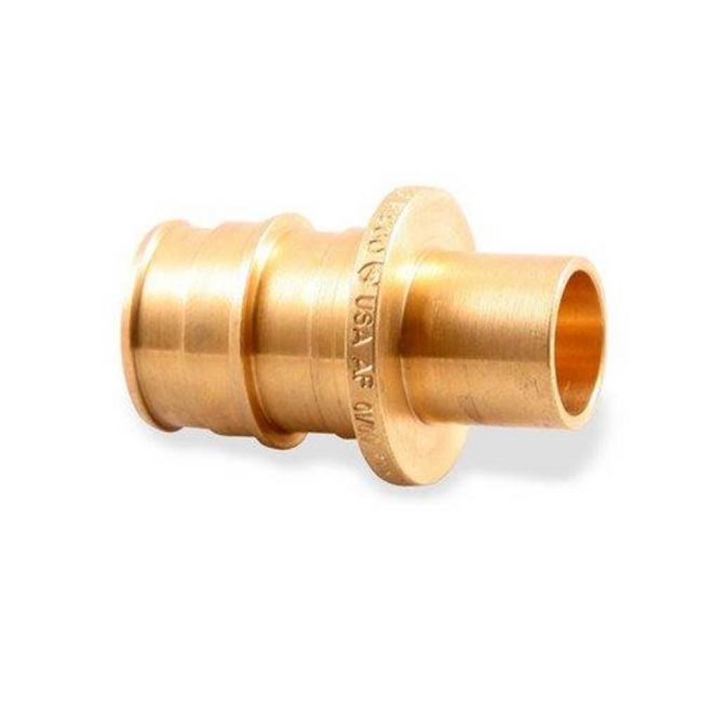 Propex Lf Brass Sweat Fitting Adapter, 3/4'' Pex X 1/2'' Copper