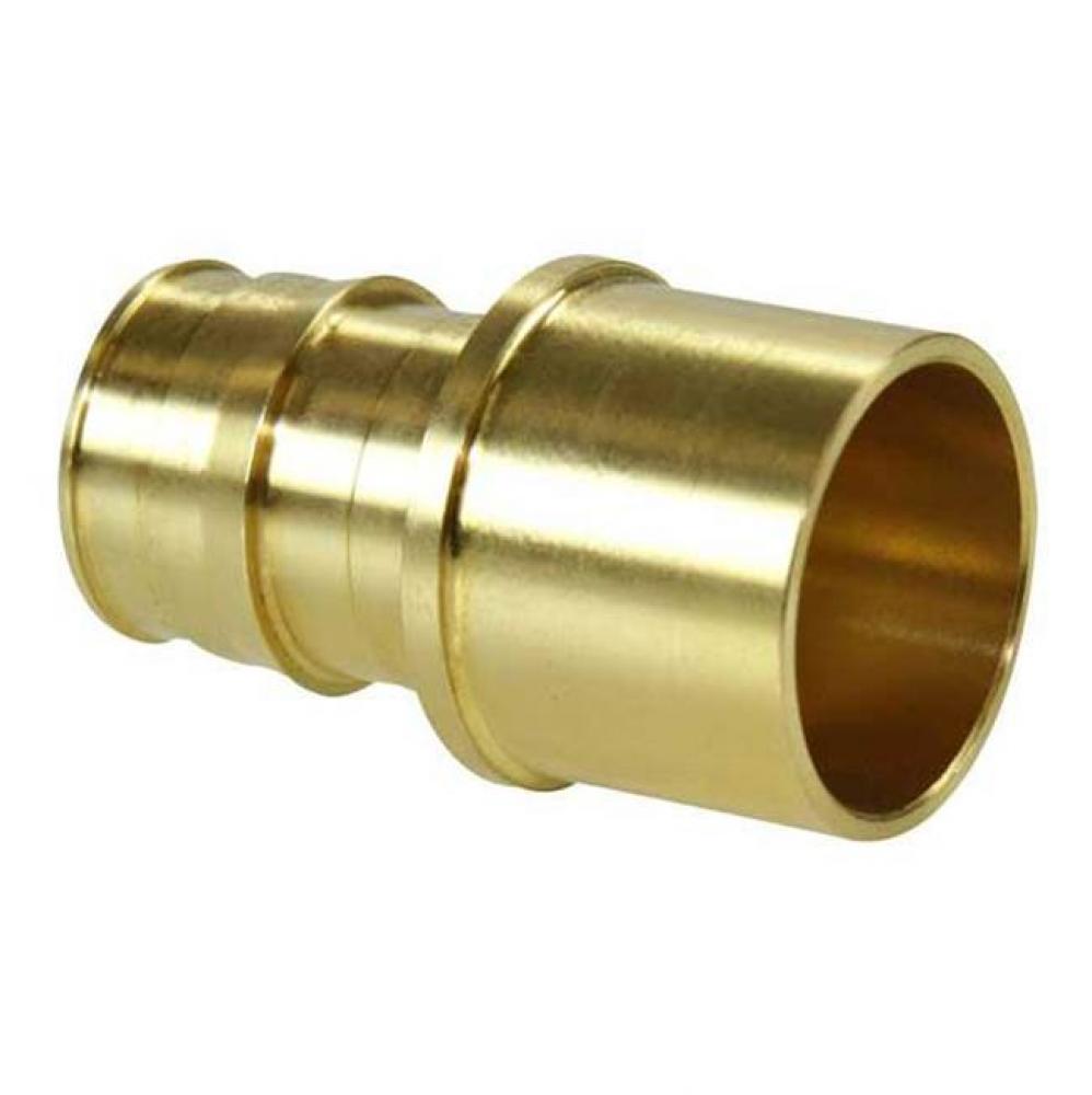 Propex Lf Brass Sweat Adapter, 2 1/2'' Pex X 2 1/2'' Copper