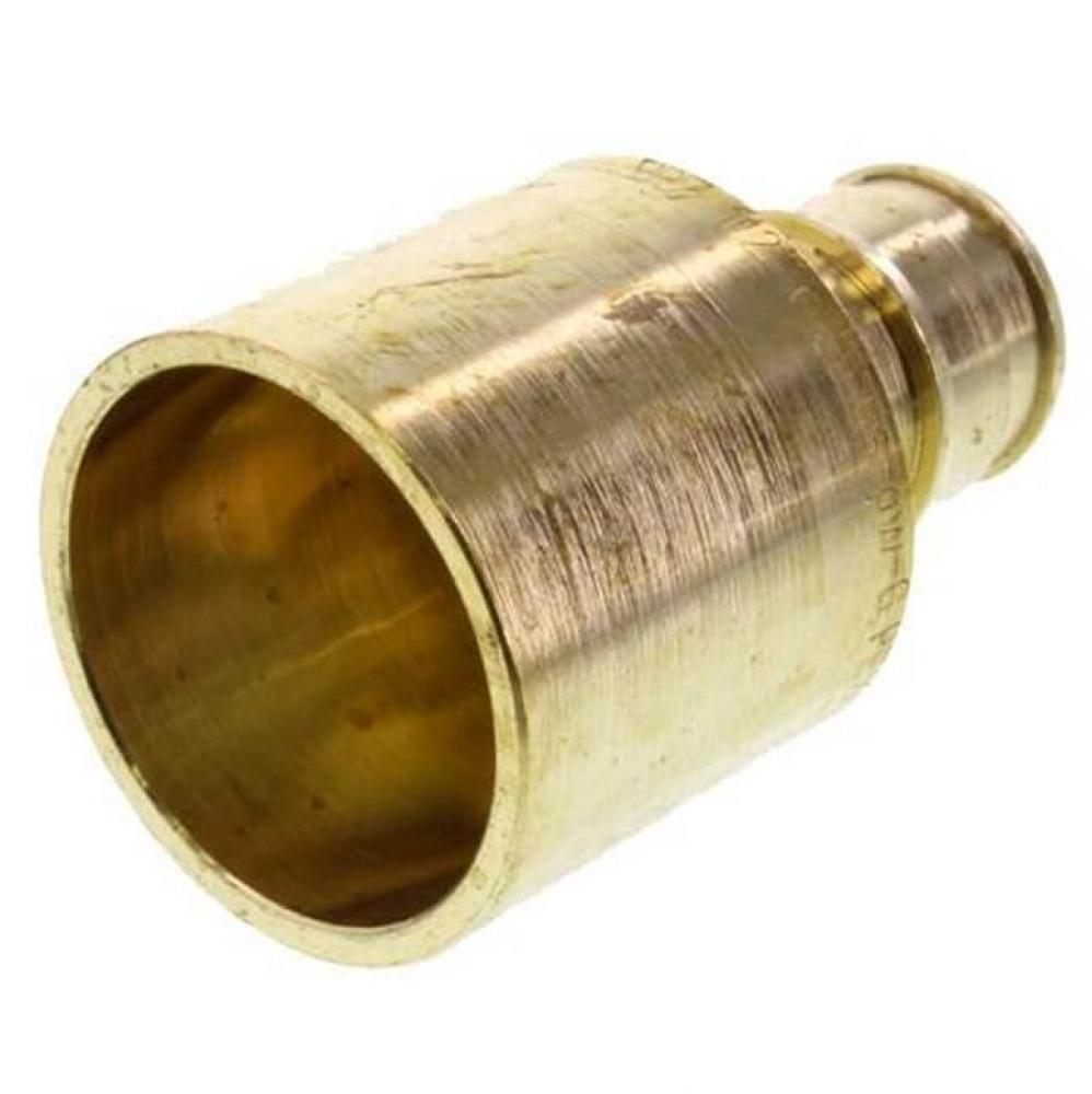 Propex Lf Brass Sweat Adapter, 1/2'' Pex X 3/4'' Copper
