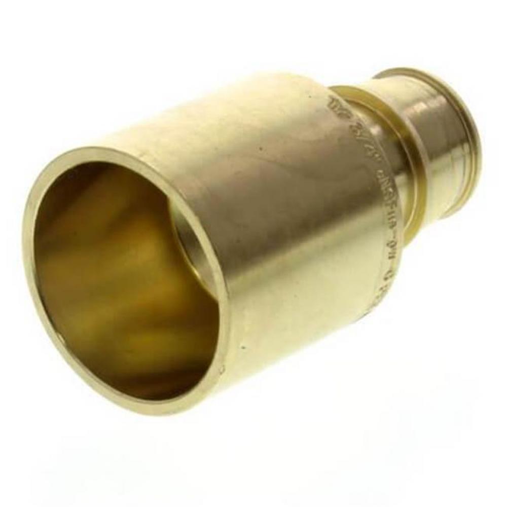 Propex Lf Brass Sweat Adapter, 3/4'' Pex X 1/2'' Copper