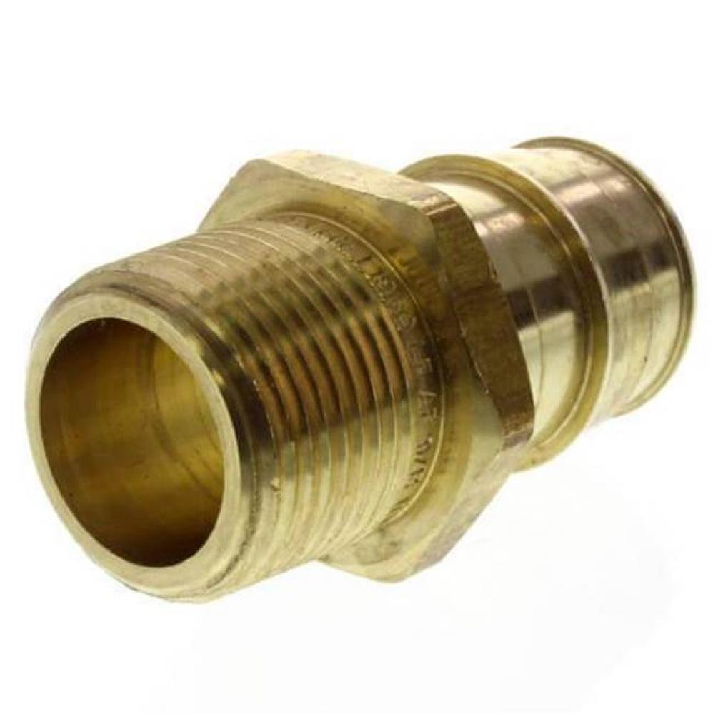 Propex Lf Brass Male Threaded Adapter, 1'' Pex X 3/4'' Npt