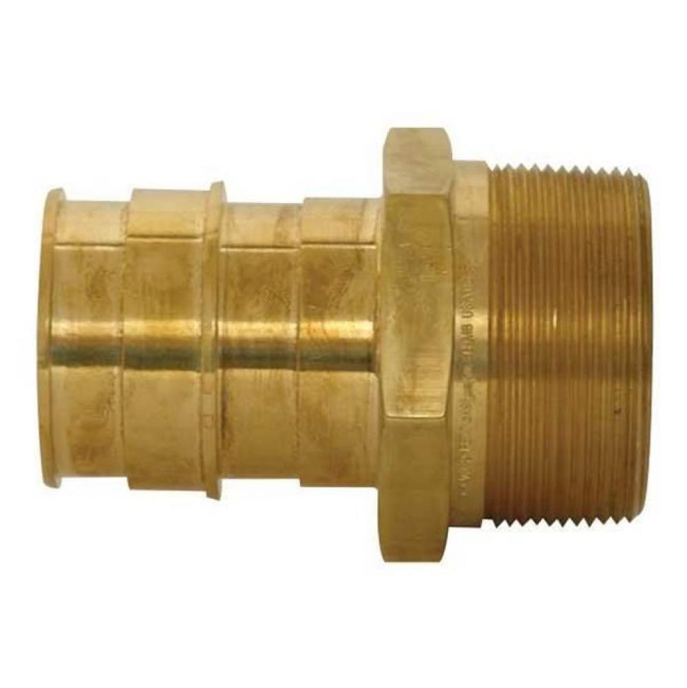 Propex Lf Brass Male Threaded Adapter, 2'' Pex X 2'' Npt