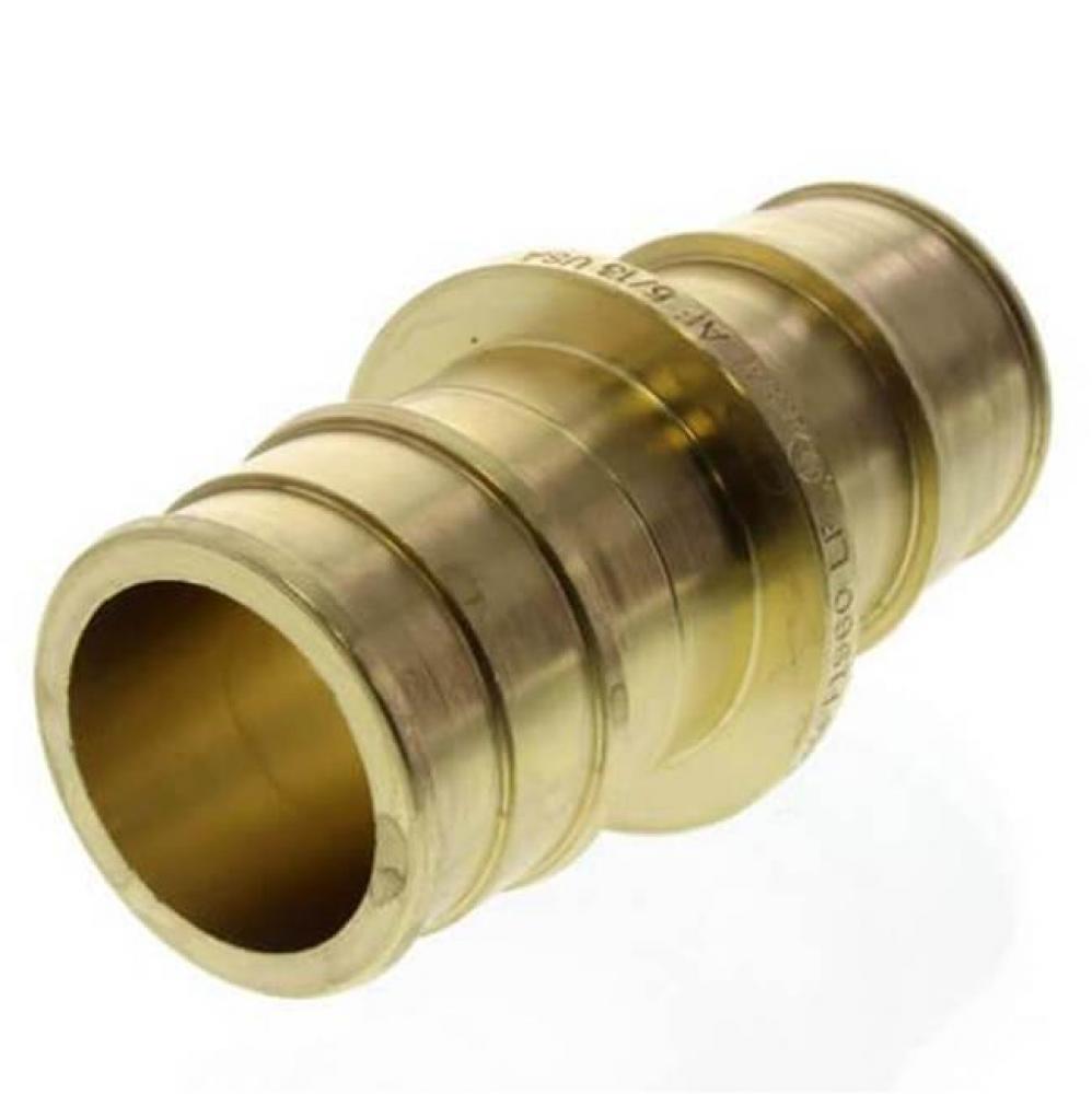 ProPEX LF Brass Coupling, 1'' PEX x 1'' PEX