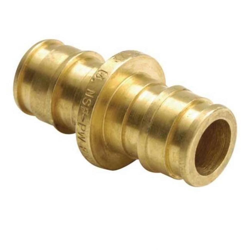 Propex Lf Brass Coupling, 3/8'' Pex X 1/2'' Pex