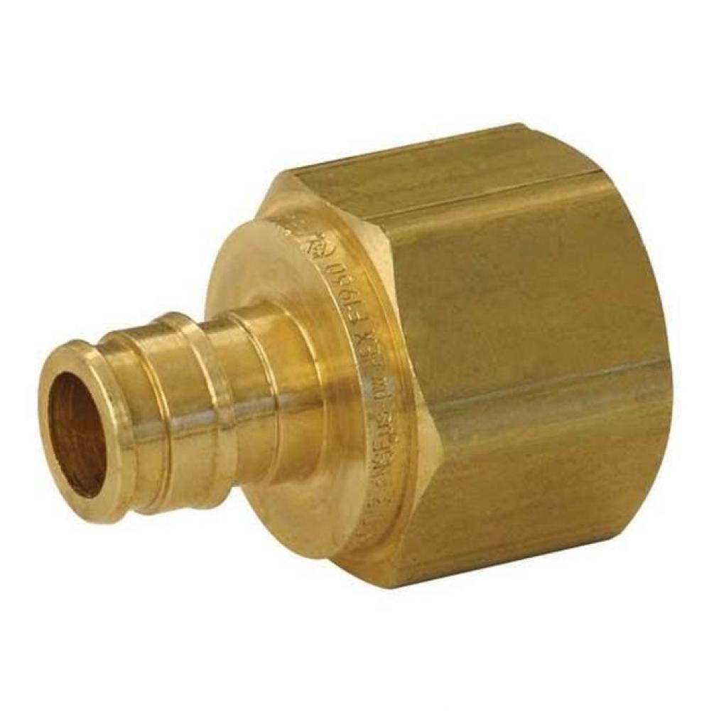 Propex Lf Brass Female Threaded Adapter, 1 1/4'' Pex X 1 1/4'' Npt