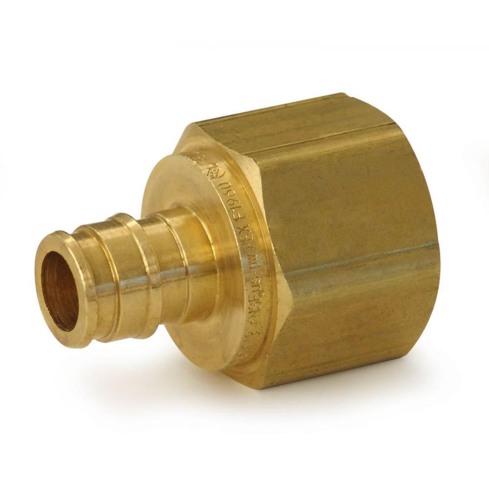 Propex Lf Brass Female Threaded Adapter, 3/4'' Pex X 3/4'' Npt