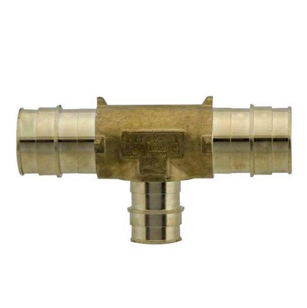 ProPEX LF Brass Reducing Tee, 3/4'' PEX x 3/4'' PEX x 1/2'' PEX