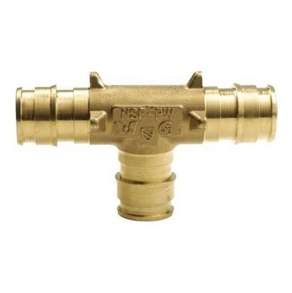 Propex Lf Brass Tee, 3/4'' Pex X 3/4'' Pex X 3/4'' Pex