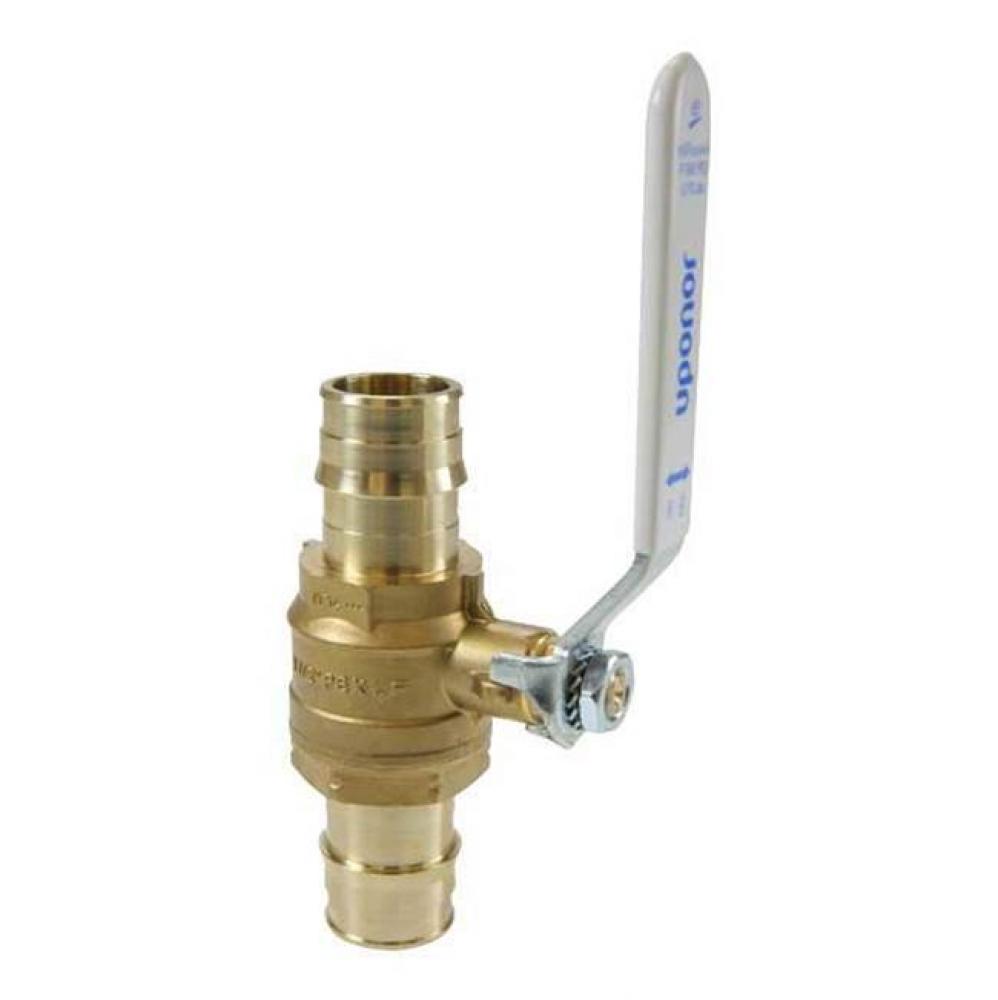 ProPEX LF Brass Commercial Ball Valve (full port), 1 1/2'' PEX x 1 1/2'' PEX